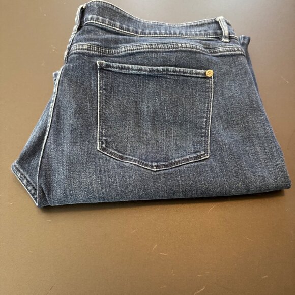 J Jill Slim Boyfriend Straight-Leg Denim Jeans Size 16 Blue - Picture 4 of 6